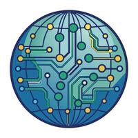 Logo Design for Technological Company vector