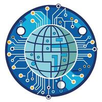 Logo Design for Technological Company vector