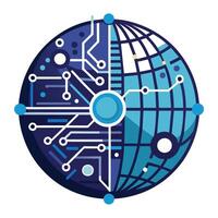 Logo Design for Technological Company vector