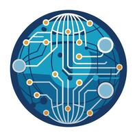 Logo Design for Technological Company vector