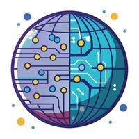 Logo Design for Technological Company vector