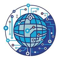 Logo Design for Technological Company vector