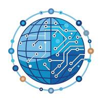 Logo Design for Technological Company vector
