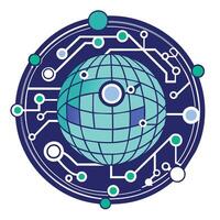Logo Design for Technological Company vector