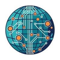 Logo Design for Technological Company vector