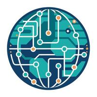Logo Design for Technological Company vector