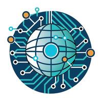 Logo Design for Technological Company vector