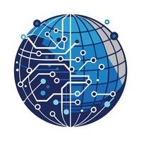 Logo Design for Technological Company vector