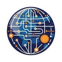 Logo Design for Technological Company vector