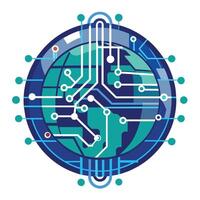 Logo Design for Technological Company vector