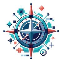 Logo Design for Technological Company vector