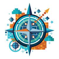 Logo Design for Technological Company vector