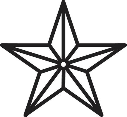 Star icon symbol Illustration