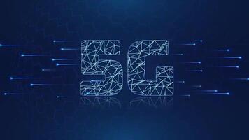 5G Logo Animation, 5G Network Logo Symbol Concept Of Global Networking And Digital Future For You video