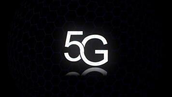 5G Logo Animation, 5G Network Logo Symbol Concept Of Global Networking And Digital Future For You video