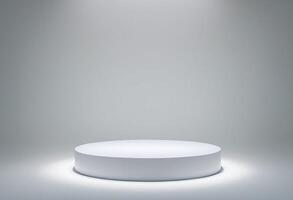 Small Simple Luxury Stage Podium Background for Product Display Presentation in 3D Render for Flyer , Banners, Posters, Leaflets and Brochures Advertising photo