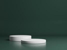 3d display product minimal scene with geometric podium platform. cylinder background 3d rendering with podium. stand for cosmetic products. Stage showcase on pedestal 3d studio photo