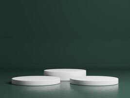 3d display product minimal scene with geometric podium platform. cylinder background 3d rendering with podium. stand for cosmetic products. Stage showcase on pedestal 3d studio photo