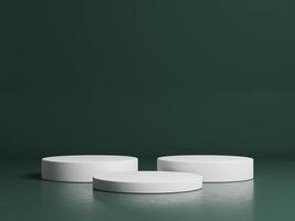 3d display product minimal scene with geometric podium platform. cylinder background 3d rendering with podium. stand for cosmetic products. Stage showcase on pedestal 3d studio photo
