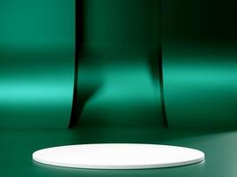 3d display product minimal scene with geometric podium platform. cylinder background 3d rendering with podium. stand for cosmetic products. Stage showcase on pedestal 3d studio photo