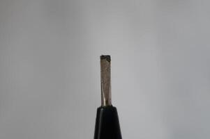 Close-Up of a Black-Handled Screwdriver photo