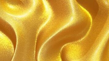 golden glitter textured loop animated background, with a wavy pattern video