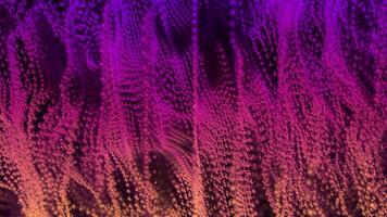 Underwater organic background with floating up bubbles and yellow purple gradient light. Abstract shapes screensaver for relaxation. Surreal animation with smoothly moving spheres pattern. 4k 60fps video