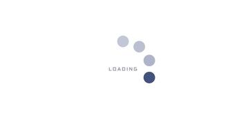 circle bar for spinning loading animation , footage of motion graphic animated 2d illustration design with blue color video
