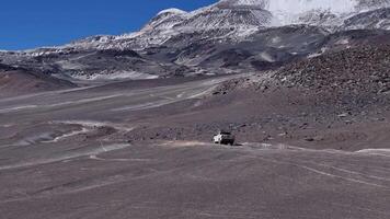 Embark on an adventure in a rugged mountain landscape, perfect for offroad exploration video