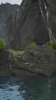 Serene Mountain Lake at Dusk video