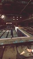 Abandoned Building With Empty Swimming Pool video