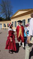 Uppsala, Sweden, May 18, 2024. A day at the Linnaeus Garden Party. 1700s theme. photo