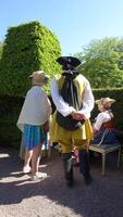 Uppsala, Sweden, May 18, 2024. A day at the Linnaeus Garden Party. 1700s theme. photo