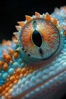 Close-up of a Gecko's Eye photo