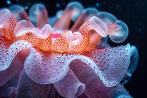 Close-Up of a Delicate Sea Anemone photo