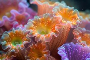 Vibrant Sea Anemone Cluster photo
