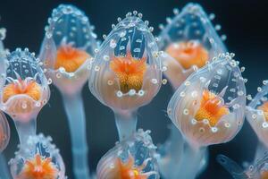Close-Up of Delicate Marine Life photo
