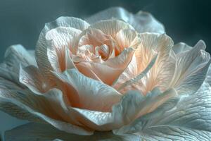 Delicate Rose in Soft Hues photo