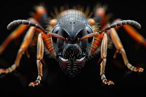 Close-up Portrait of an Ant photo