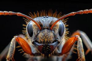 Close-Up Portrait of an Ant photo