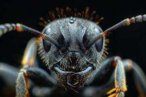 Extreme Close-Up of an Ant's Face photo