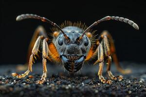 Close Up Portrait of an Ant photo