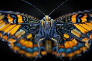 Intricate Beauty, A Close-Up of a Butterfly photo