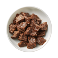 Cooked Brief in a Bowl with Spices on Transparent Background png