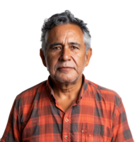 Smiling man with folding arms on isolated transparent background png