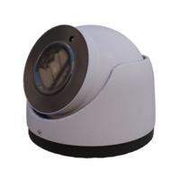3d render security camera with transparent background png