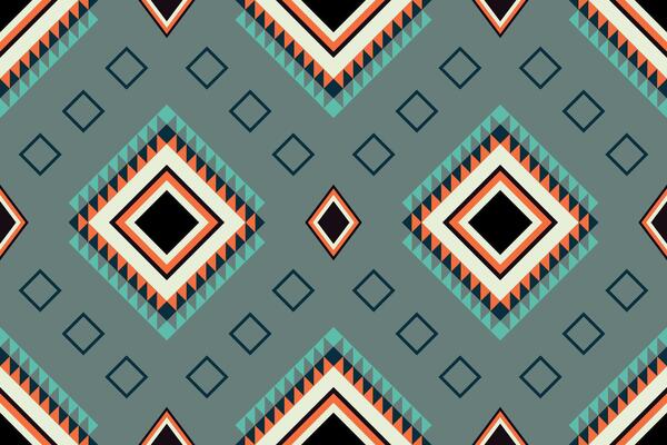 Navajo tribal seamless pattern. Native American ornament. Ethnic South Western decor style. Boho geometric ornament. seamless pattern. Mexican blanket, rug. Woven carpet illustration.