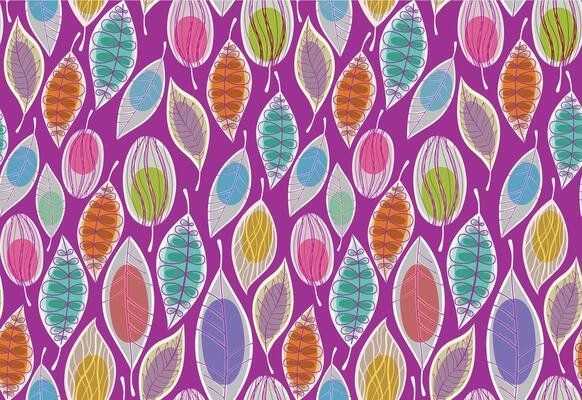 Leaves of different colors and sizes. Seamless background
