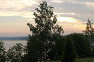 Lake Naroch is the largest lake in Belaru photo