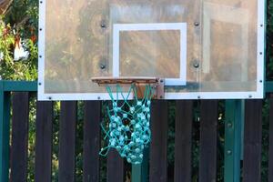 Device for playing sports in a city park on the Mediterranean coast photo
